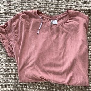 Oversized pink tshirt